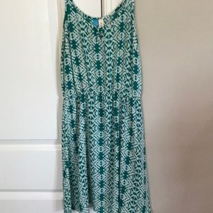 Teal dress